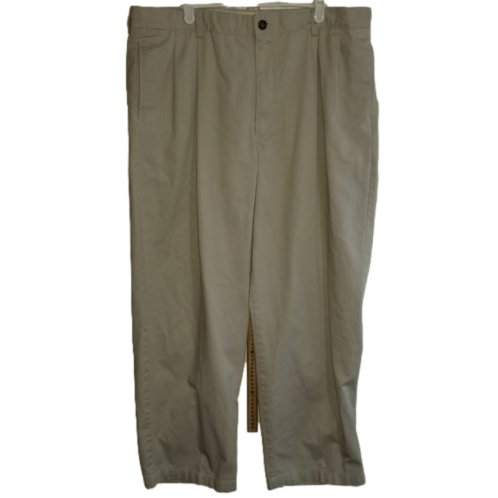 LL Bean Natural Fit Khaki Chinos Tan Size 40x30